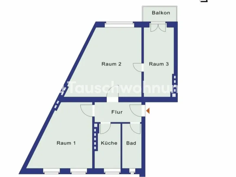 Tauschwohnung: Altbauwohnung Exerzierstr., 3 Zimmer — photo 1